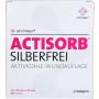 ACTISORB SILBERFREI 10,5x10,5 cm Aktivkohle