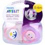 AVENT Beruhigungssauger Tier-Design 0-6 Mon.Girl