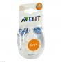 AVENT Sauger Airflex 4-Loch 2x schnell.Nahr.