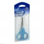 BABYSCHERE 9 cm gebogen blau