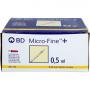 BD MICRO-FINE+ Insulinspr.0,5 ml U40 8 mm