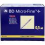 BD MICRO-FINE+ Insulinspr.0,5 ml U40 8 mm