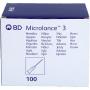 BD MICROLANCE Kanüle 25 G 5/8 0,5x16 mm