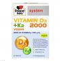 DOPPELHERZ Vitamin D3 2000+K2 system Tabletten