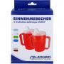 EINNEHMEBECHER m.2 Griffen+2 Deckel 4+12mm blau