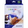 EINNEHMEBECHER m.2 Griffen+2 Deckel 4+12mm rot
