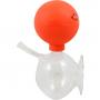 MILCHPUMPE FRANK Hand m.Auffangbeh.Glas m.Abl.