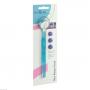 MIRADENT Plaquetest Mira2+Spiegel blau transparent