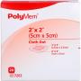 POLYMEM Wund Pad m.selbstkleb.Fix.Vlies 5x5 cm
