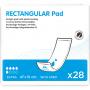 RECTANGULAR Insert extra 15x47 cm without strip