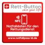 RETT-BUTTON 6x6 cm