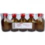 VERALFLASCHE braun 200 ml m.Gießring u.Verschl.