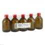 VERALFLASCHE braun 300 ml m.Gießring u.Verschl.
