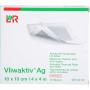 VLIWAKTIV AG Aktivkohle Tampon.m.Silber 10x10 cm
