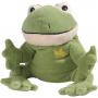 WÄRME STOFFTIER Frosch Willi grün