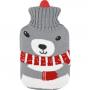 WÄRMFLASCHE Baby 1 l m.Rollkragenpullover-Bezug