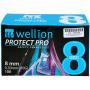 WELLION PROTECT PRO Safety Pen Needles 30 G 8 mm