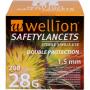 WELLION Safetylancets 28 G Sicherheitseinmallanz.