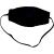 AUGENBINDE oval m.Gummiband schwarz