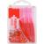 EDELWHITE pro Interdent.Bür.S 0,5-2,4 mm rot