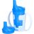 EINNEHMEBECHER m.2 Griffen 2 Deckel 4+12mm blau