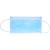OP-MASKE Mundschutz 3lagig m.Gummi blau