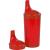 TRINKBECHER mit 2 Deckeln rot