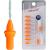 UBRUSH Interdentalb.NF konisch 0,8 mm orange