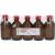 VERALFLASCHE braun 250 ml m.Gießring u.Verschl.