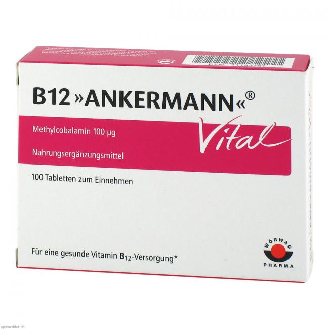 B12 ANKERMANN Vital Tabletten (100 St) Preisvergleich, PZN