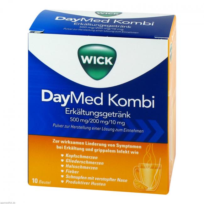 WICK DayMed Kombi Erkältungsgetränk (10 St) Preisvergleich, PZN 7191196