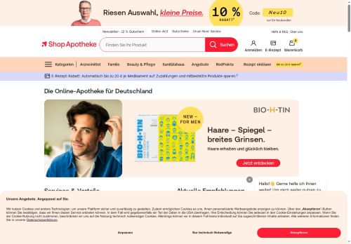 Shop-Apotheke Screenshot