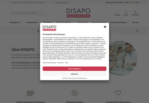 bodyguardapotheke.com Screenshot