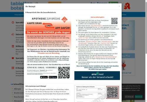 tablettenbote Screenshot
