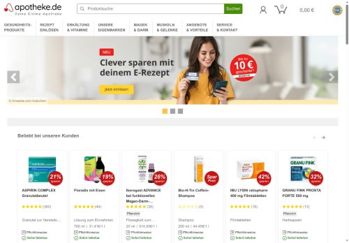 Apotheke.de Screenshot