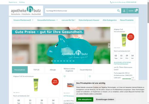 apotheke butz Screenshot