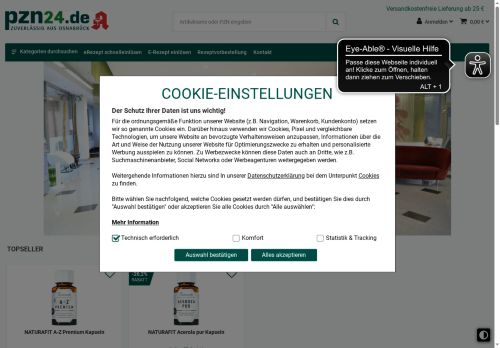 pzn24.de Screenshot