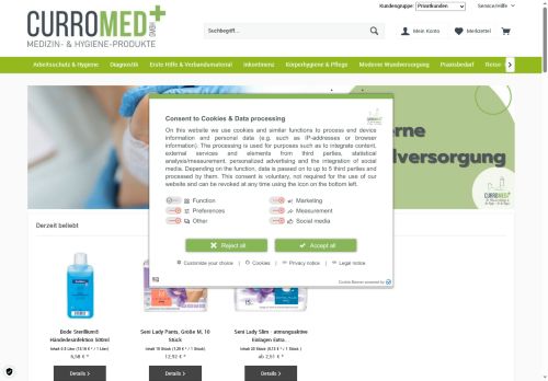 Curro Med GmbH Screenshot