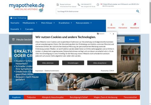 myapotheke.de Screenshot