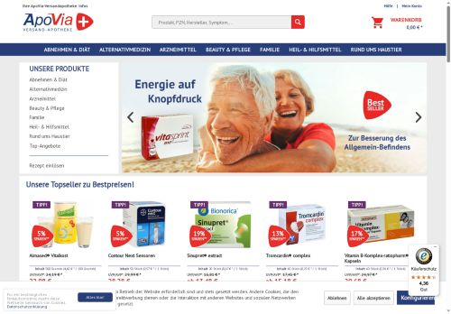 Apovia-Apotheke Screenshot