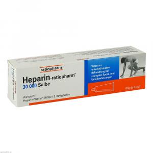 Heparin Ratiopharm 60000 Salbe, 150 G, PZN 6968702 - Apotheke Lenningen