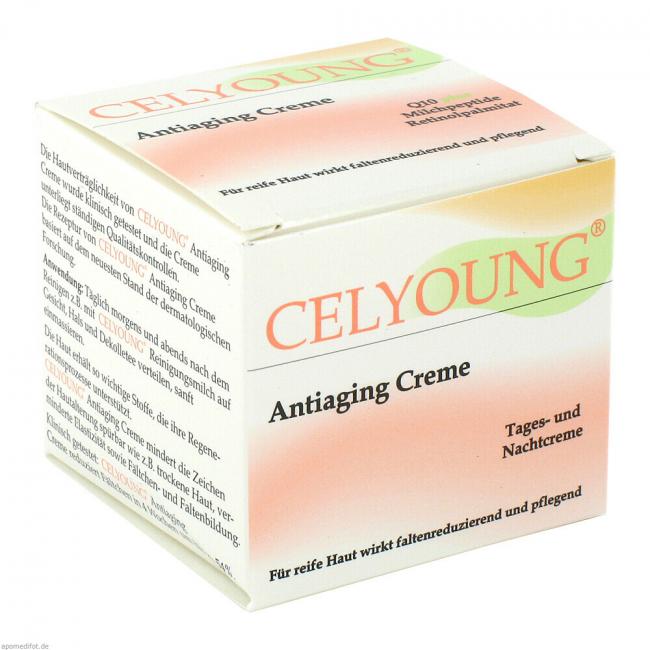 CELYOUNG Antiaging Creme (50 ml) Preisvergleich, PZN 3689290 · MediPreis.de