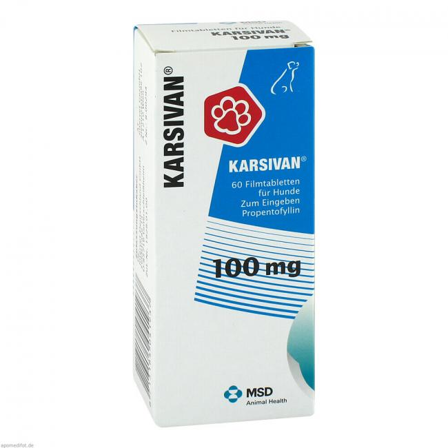 KARSIVAN 100 Filmtabletten f.Hunde (60 St) Preisvergleich, PZN 7545731