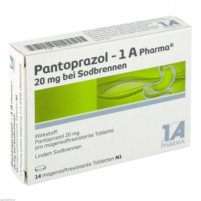 PANTOPRAZOL TAD 20mg Bei Sodbrennen - - Ihre Versandapotheke