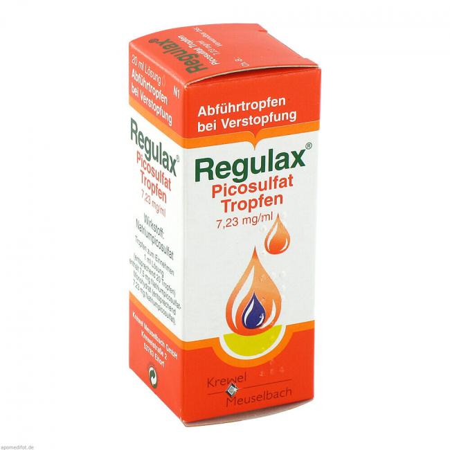 REGULAX Picosulfat Tropfen (20 ml) Preisvergleich, PZN 4687376
