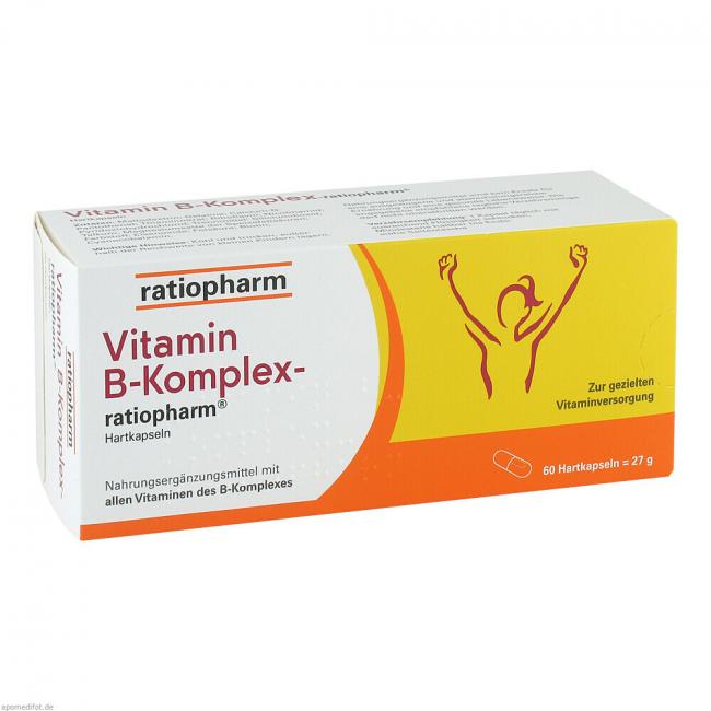 VITAMIN B Komplexratiopharm Kapseln (60 St) Preisvergleich, PZN